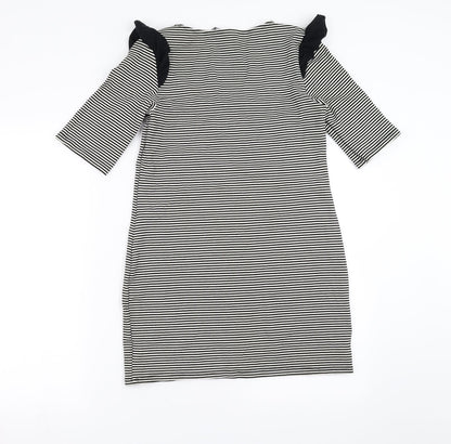 Dorothy Perkins Womens Black Striped  Mini  Size 14