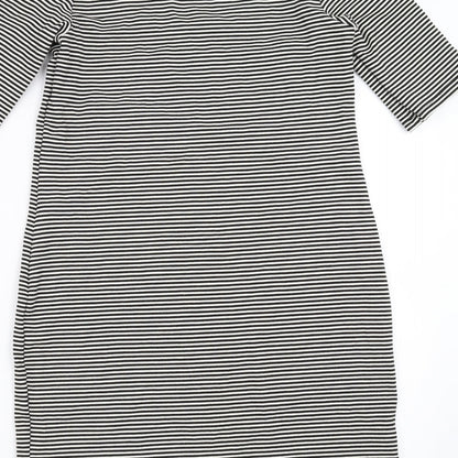 Dorothy Perkins Womens Black Striped  Mini  Size 14