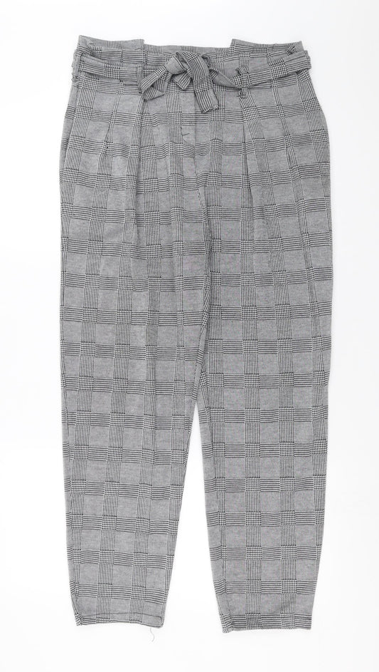 Womens UK Size XL Preworn Regular Fit  Grey Trousers