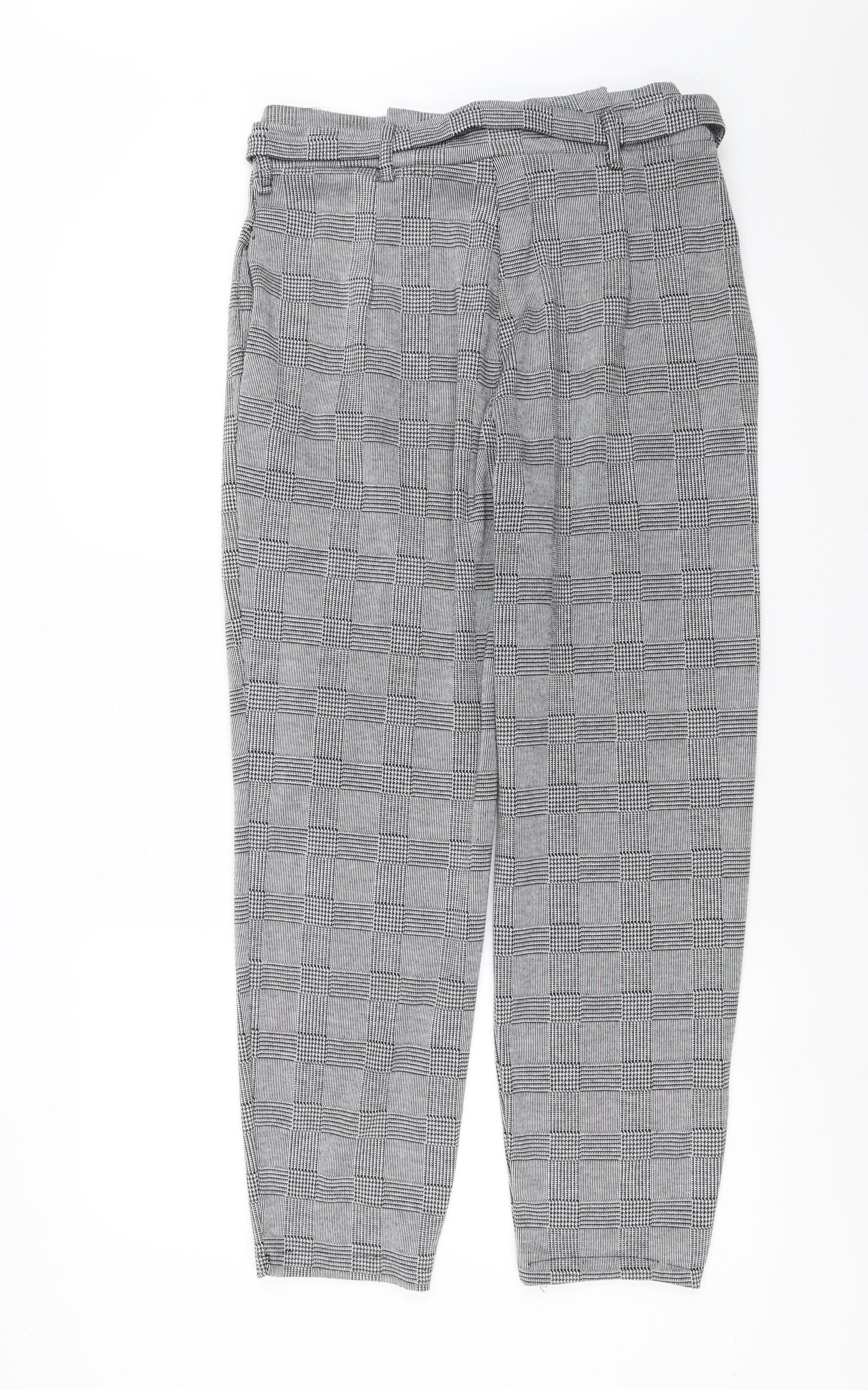 Womens UK Size XL Preworn Regular Fit  Grey Trousers