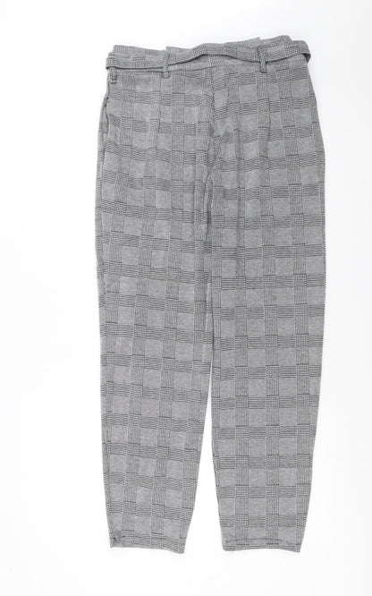 Womens UK Size XL Preworn Regular Fit  Grey Trousers