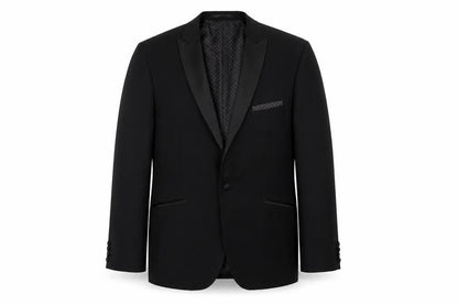 Mens UK Size 44 Limehaus Regular Black Suit Jacket