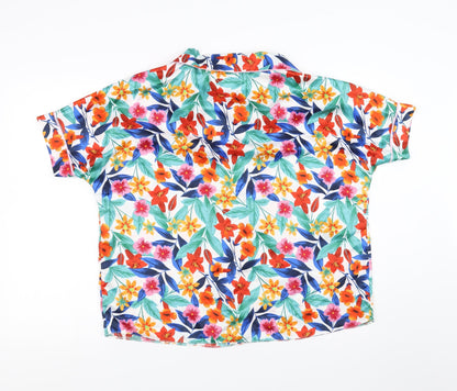 Matalan Womens Multicoloured Floral  Top Pyjama Top Size 10