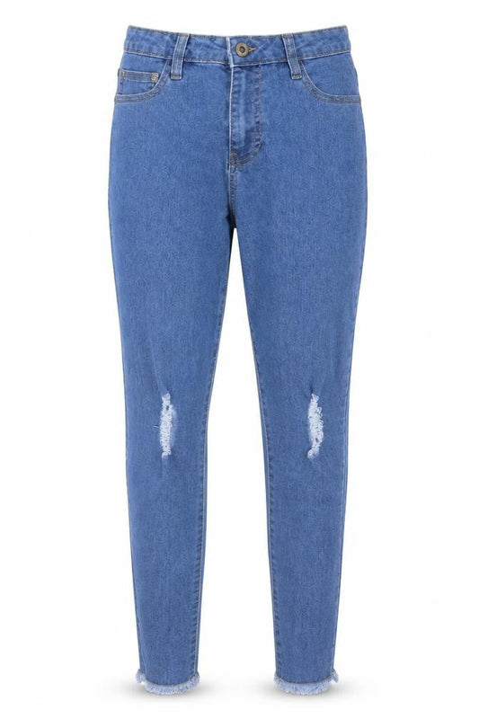 Womens UK Size 8 Boohoo Extra-Slim Fit Skinny Blue Jeans