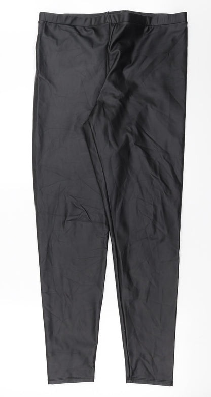Womens UK Size L Primark Slim Fit  Black Trousers