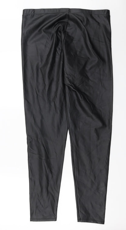 Womens UK Size L Primark Slim Fit  Black Trousers