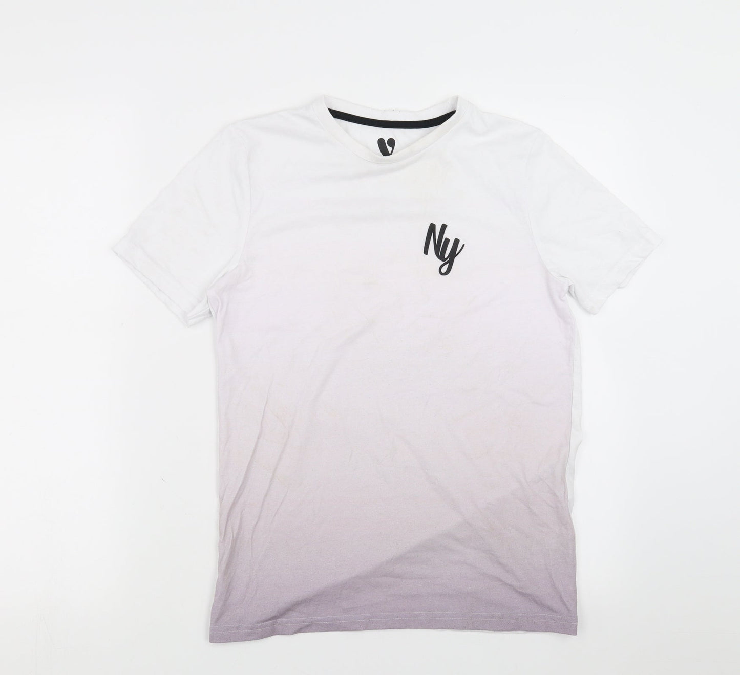 Very Boys White   Basic T-Shirt Size 12 Years