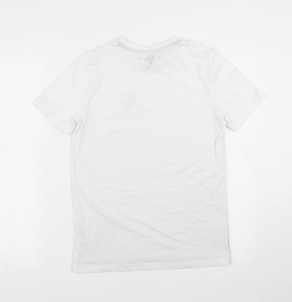 Very Boys White   Basic T-Shirt Size 12 Years