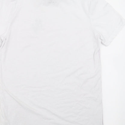 Very Boys White   Basic T-Shirt Size 12 Years