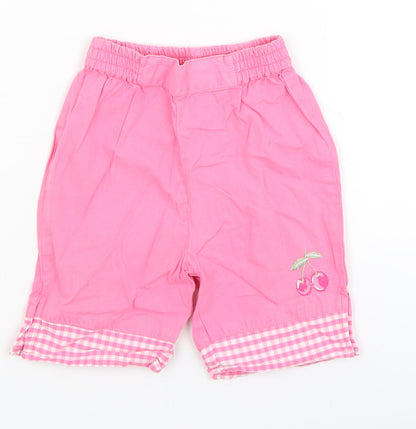 Preworn Baby Pink   Capri Trousers Size 6-9 Months