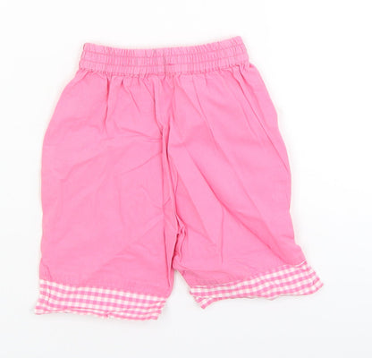 Preworn Baby Pink   Capri Trousers Size 6-9 Months