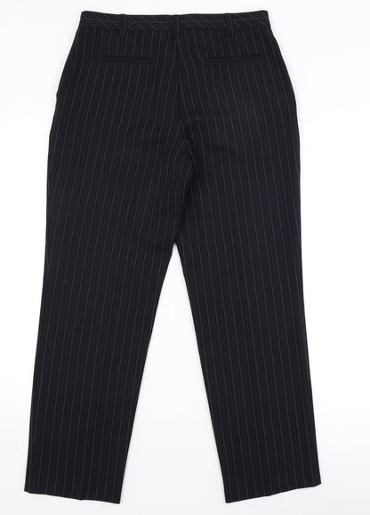 Womens UK Size 10 Marks and Spencer Regular Fit Dress Pants Black Trousers