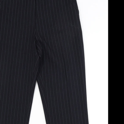 Womens UK Size 10 Marks and Spencer Regular Fit Dress Pants Black Trousers