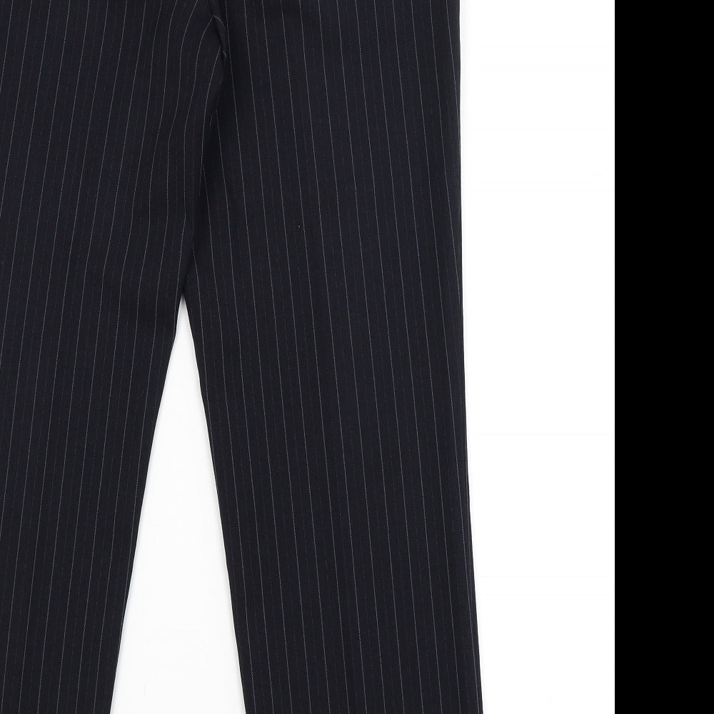 Womens UK Size 10 Marks and Spencer Regular Fit Dress Pants Black Trousers