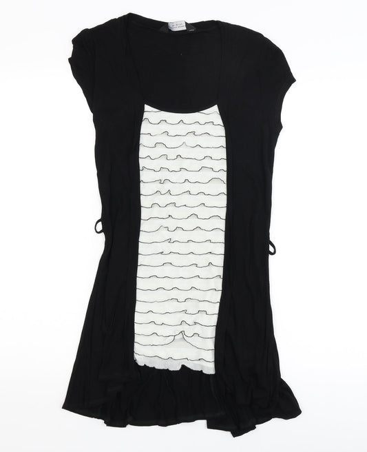 Dorothy Perkins Womens Black   Bodycon  Size 10