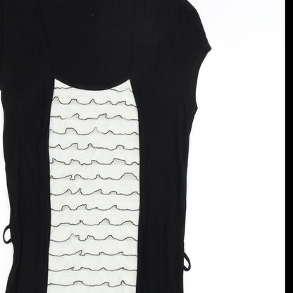 Dorothy Perkins Womens Black   Bodycon  Size 10