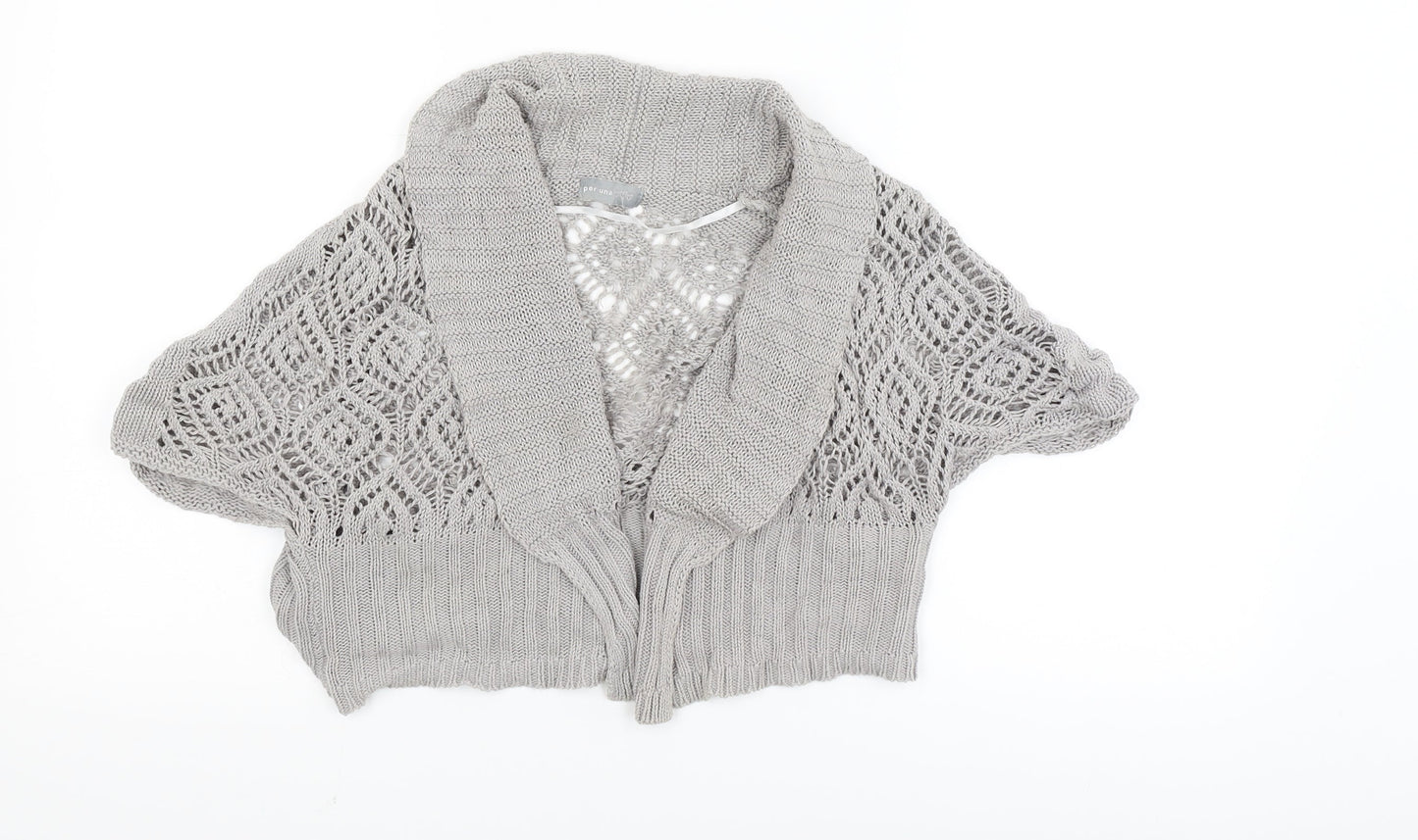 Per Una Womens Grey   Cardigan Jumper Size S