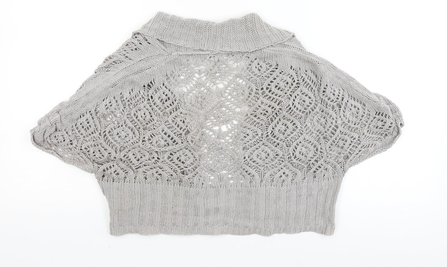Per Una Womens Grey   Cardigan Jumper Size S