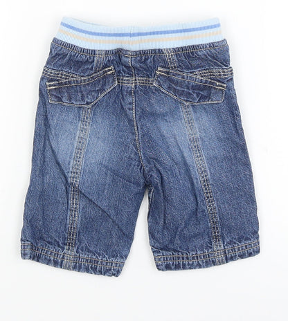 Next Baby Baby Blue   Cargo Trousers Size 0-3 Months