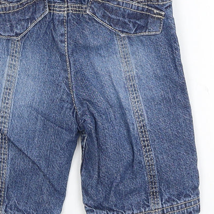 Next Baby Baby Blue   Cargo Trousers Size 0-3 Months