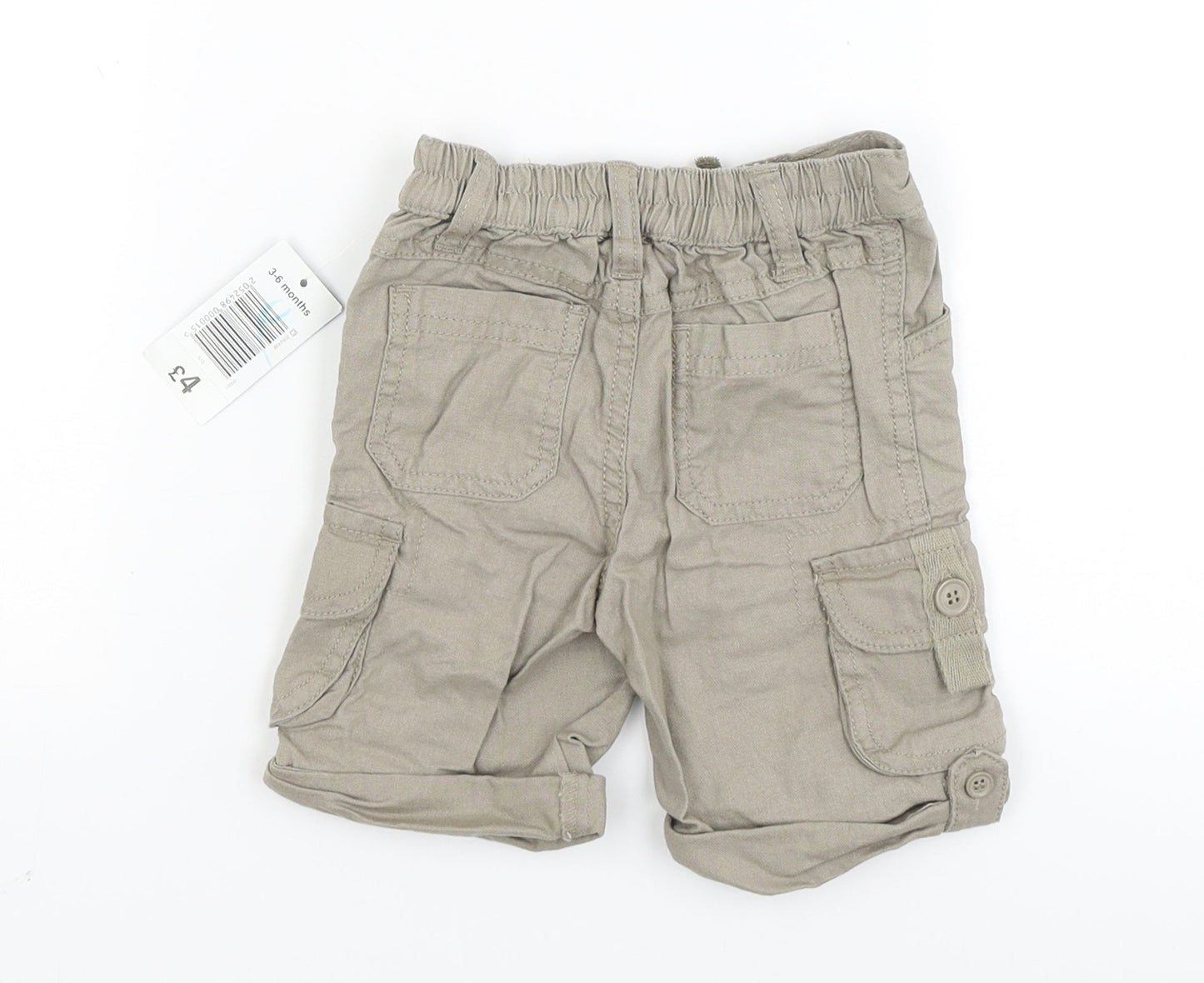 Authentic baby Baby Brown   Cargo Trousers Size 3-6 Months