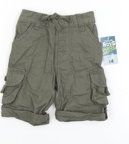 Matalan Baby Green   Cargo Trousers Size 3-6 Months