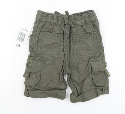 Matalan Baby Green   Cargo Trousers Size 3-6 Months