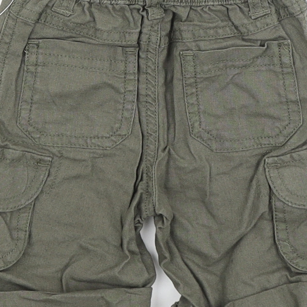 Matalan Baby Green   Cargo Trousers Size 3-6 Months