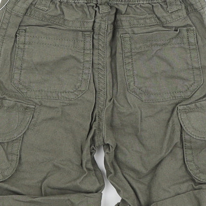 Matalan Baby Green   Cargo Trousers Size 3-6 Months