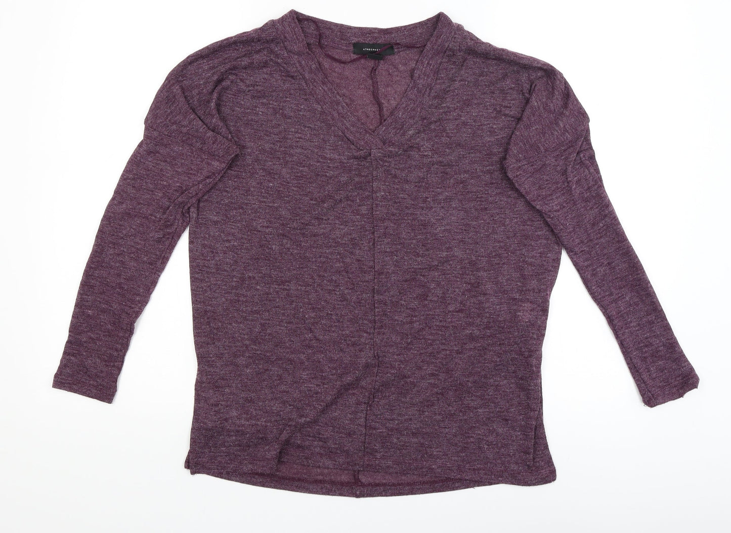Atmosphere Womens Purple   Basic T-Shirt Size 8