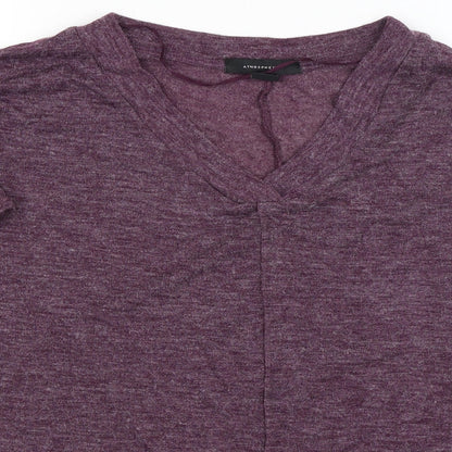Atmosphere Womens Purple   Basic T-Shirt Size 8