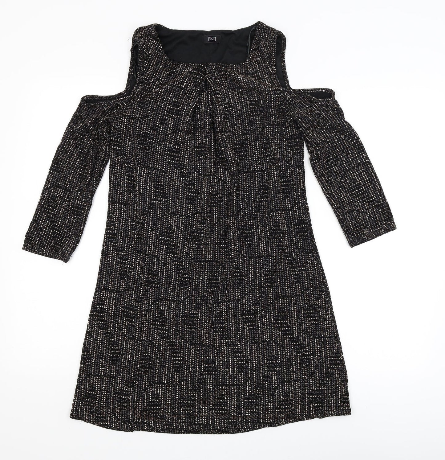 F&F Womens Black   Tank Dress  Size 10