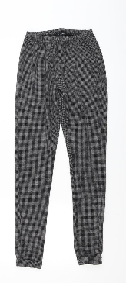 Womens UK Size 8 New Look  Cropped Grey Leggings