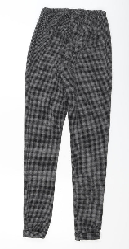 Womens UK Size 8 New Look  Cropped Grey Leggings