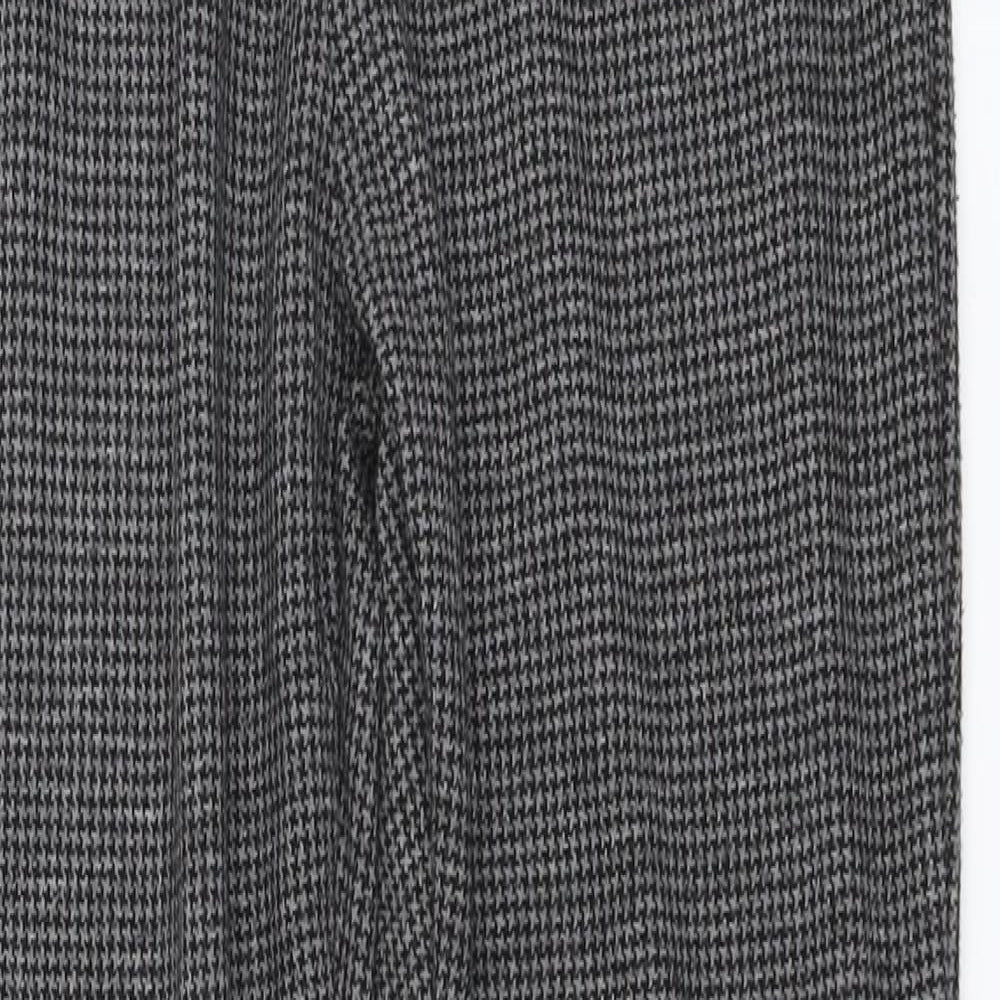 Womens UK Size 8 New Look  Cropped Grey Leggings
