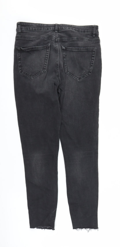 Primark Womens Black  Denim Skinny Jeans Size 10 L23 in