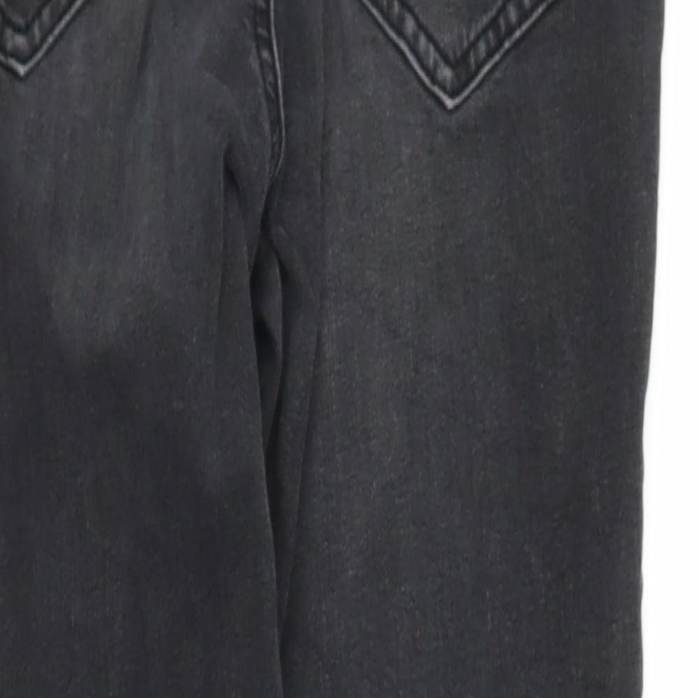 Primark Womens Black  Denim Skinny Jeans Size 10 L23 in