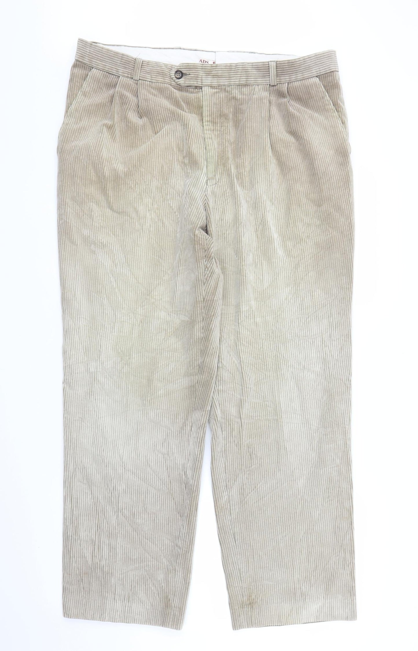Mens UK Size 36 in Skads Regular Fit Straight Brown Jeans