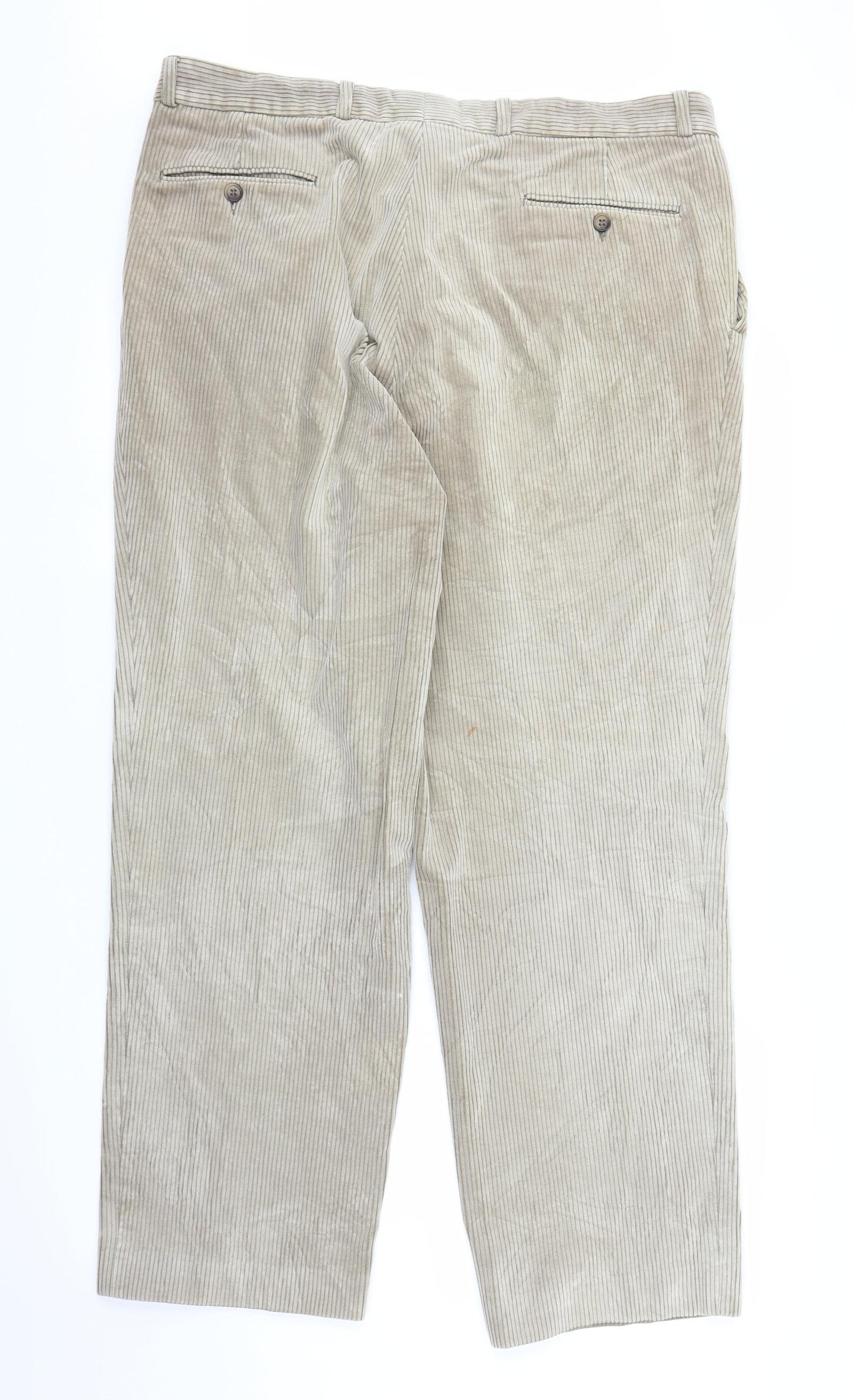 Mens UK Size 36 in Skads Regular Fit Straight Brown Jeans