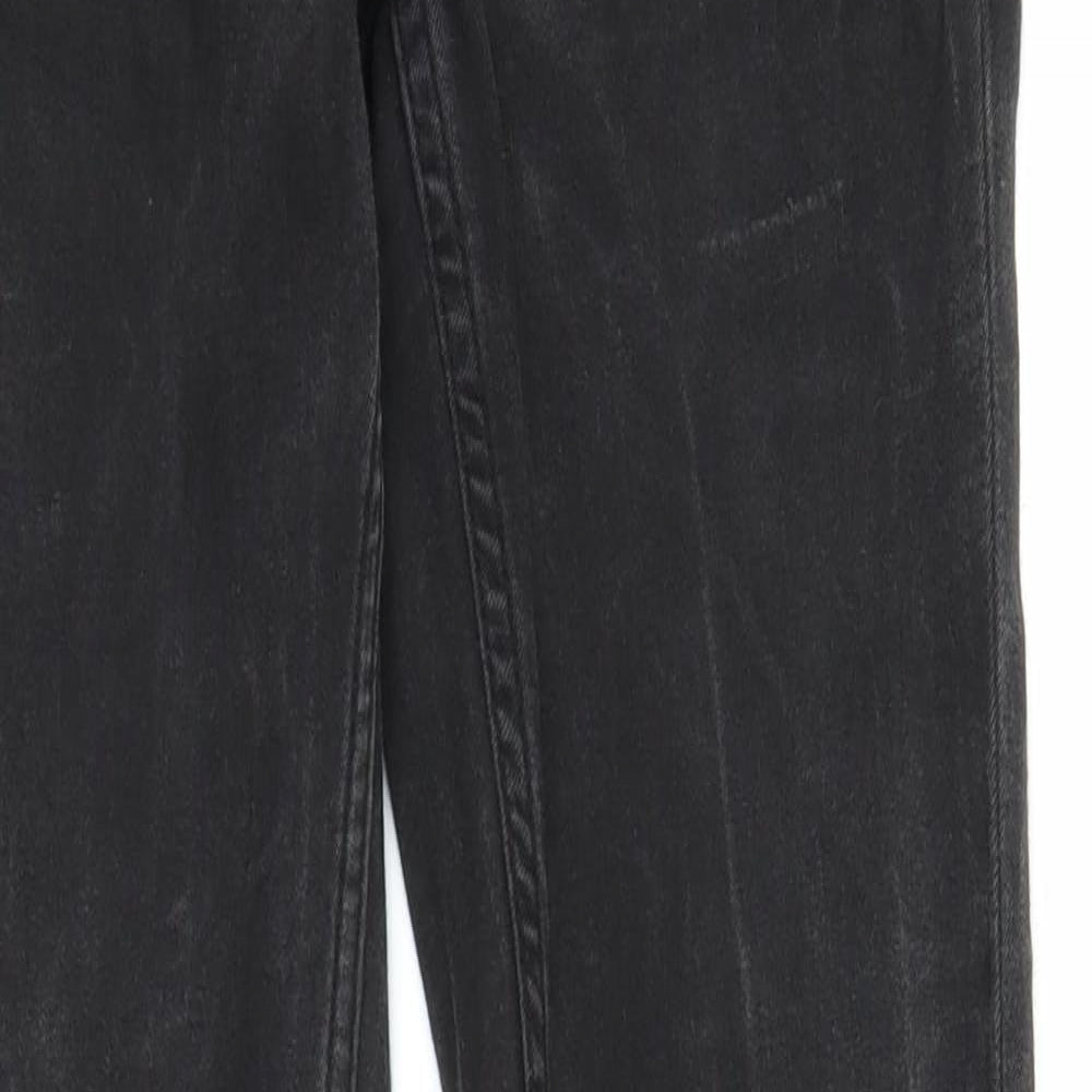 Topman Mens Black  Denim Snow Pants Trousers Size 30 in L34 in