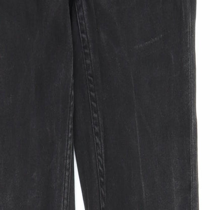 Topman Mens Black  Denim Snow Pants Trousers Size 30 in L34 in