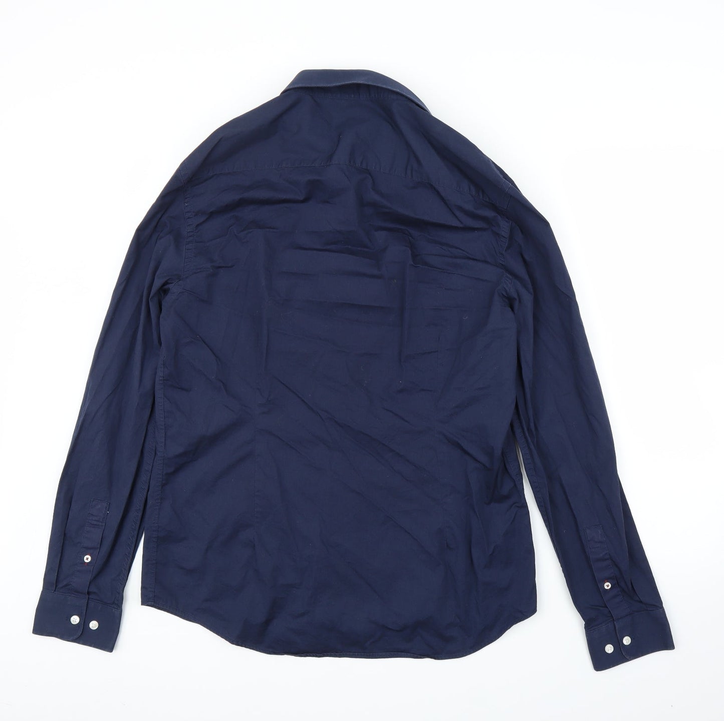 River Island Mens Blue    Button-Up Size L