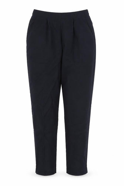 Womens UK Size 12 Classics Regular Fit Carrot Blue Trousers
