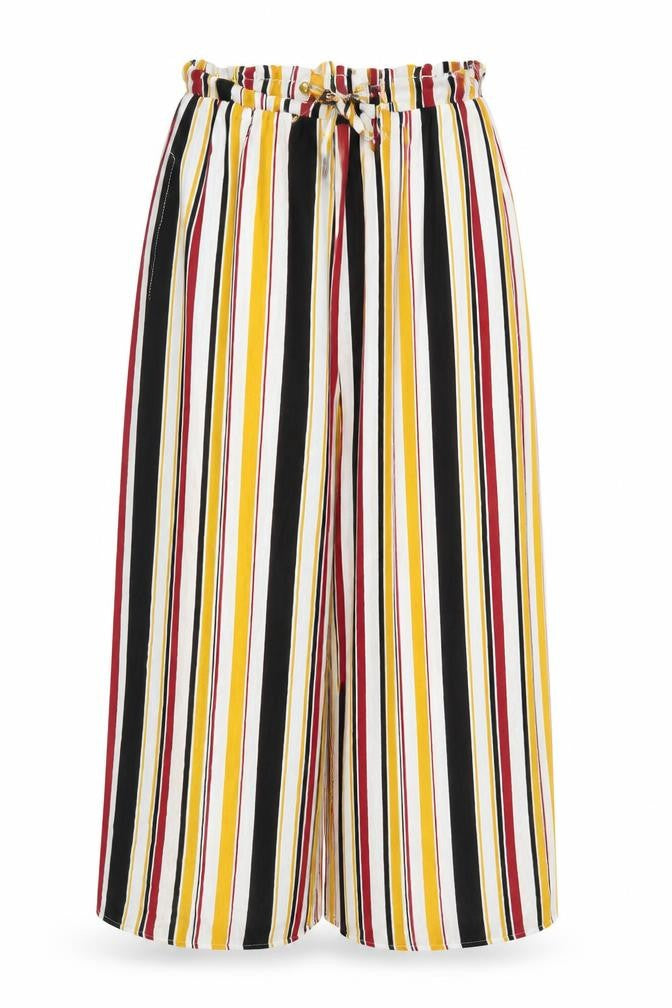 Womens UK Size 6 F&F Regular Fit Bloomer Multicoloured Trousers