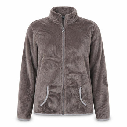 Avenue Womens Brown  Fleece Full Zip Jumper Size 8