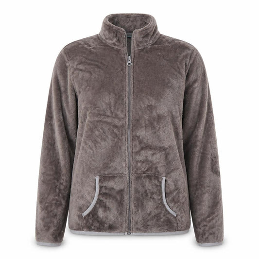 Avenue Womens Brown  Fleece Full Zip Jumper Size 8