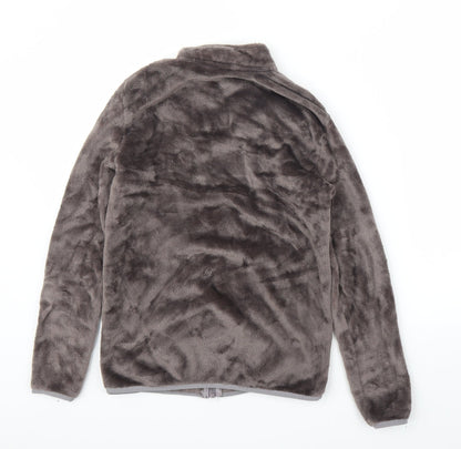 Avenue Womens Brown  Fleece Full Zip Jumper Size 8