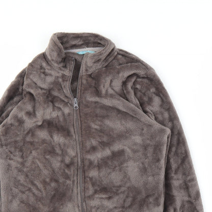 Avenue Womens Brown  Fleece Full Zip Jumper Size 8
