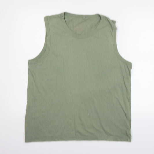 Womens UK Size XL NEXT Green Basic Tank