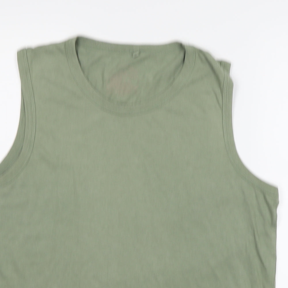 Womens UK Size XL NEXT Green Basic Tank